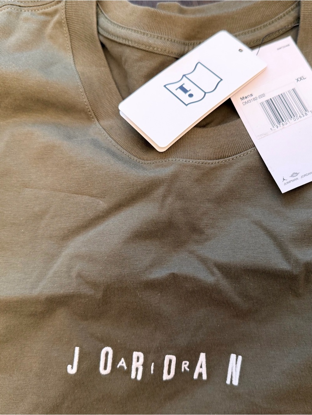 Jordan Olive Green Crewneck Tee